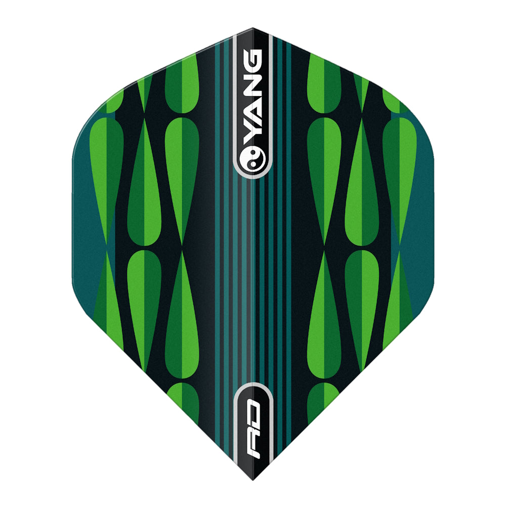Red Dragon Flight Pink Green Ying Yang 6978