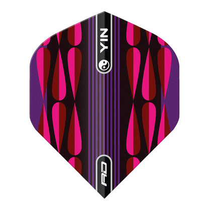 Red Dragon Flight Pink Green Ying Yang 6978