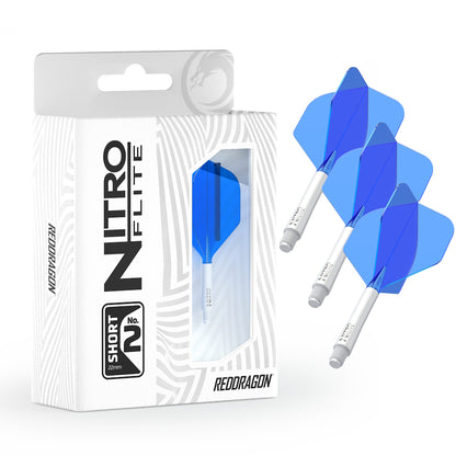 Red Dragon Flightsystem Nitro Dart Flite Weiß