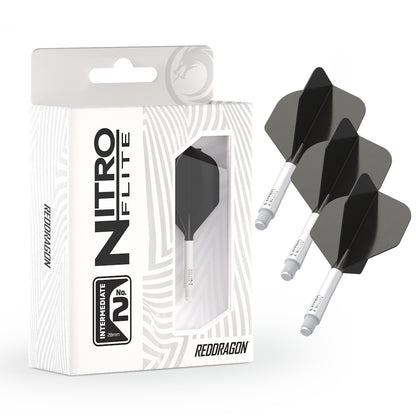 Red Dragon Flightsystem Nitro Dart Flite Weiß