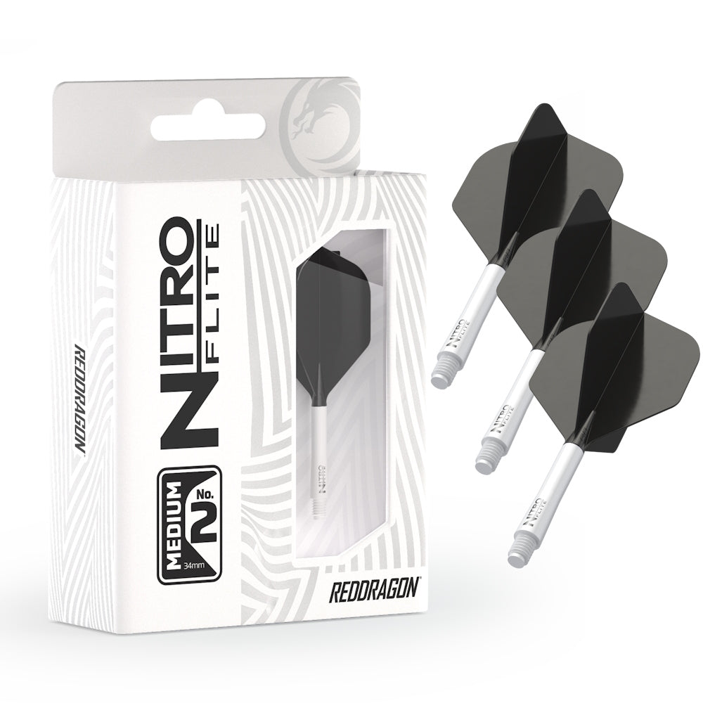 Red Dragon Flightsystem Nitro Dart Flite Weiß