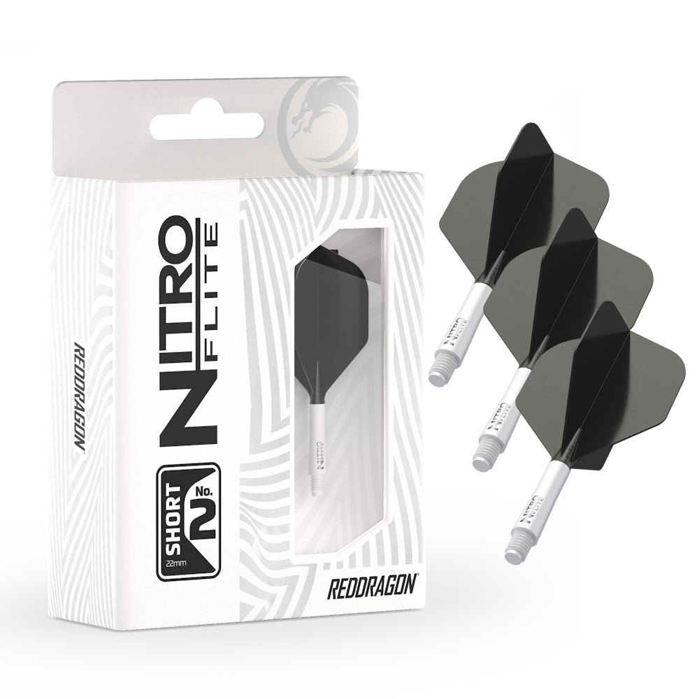 Red Dragon Flightsystem Nitro Dart Flite Weiß