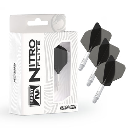 Red Dragon Flightsystem Nitro Dart Flite Weiß