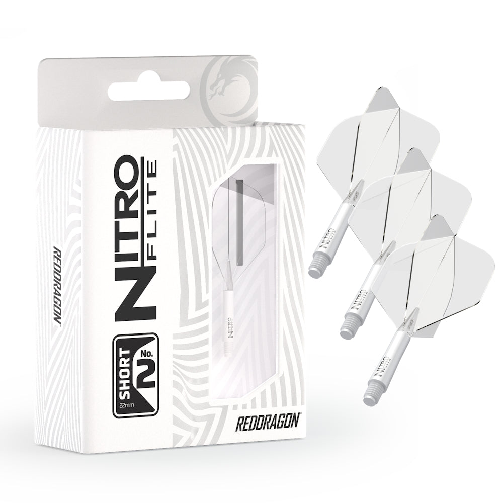 Red Dragon Flightsystem Nitro Dart Flite Weiß