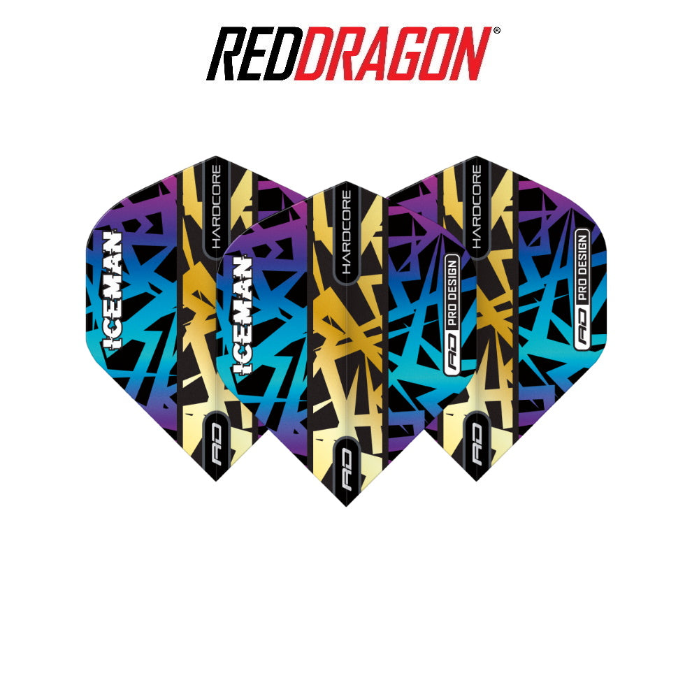 Red Dragon Hardcore Gerwyn Price Rainbow & Gold Flight