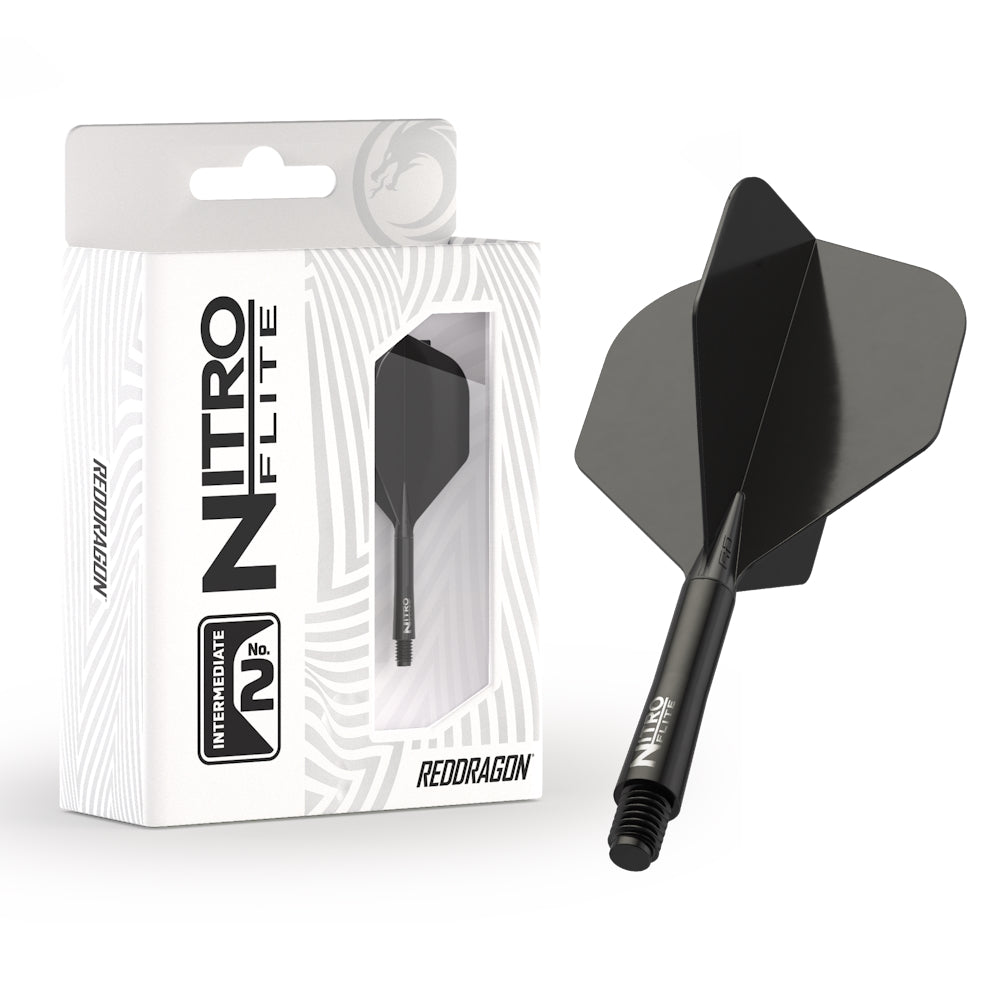 Red Dragon Flightsystem Nitro Dart Flite Schwarz