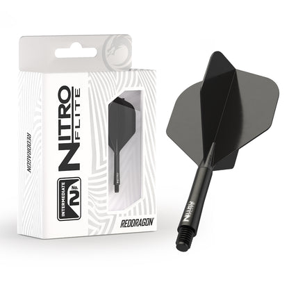 Red Dragon Flightsystem Nitro Dart Flite Schwarz