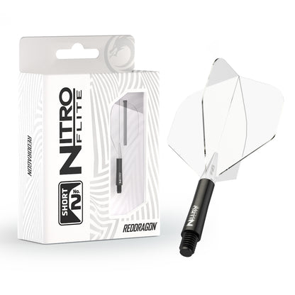 Red Dragon Flightsystem Nitro Dart Flite Schwarz