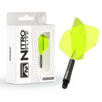 Red Dragon Flightsystem Nitro Dart Flite Schwarz