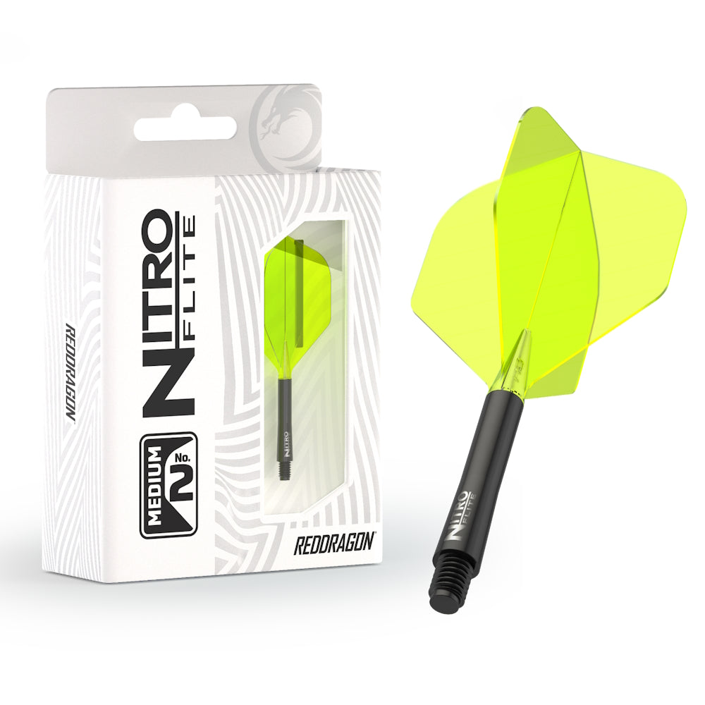 Red Dragon Flightsystem Nitro Dart Flite Schwarz