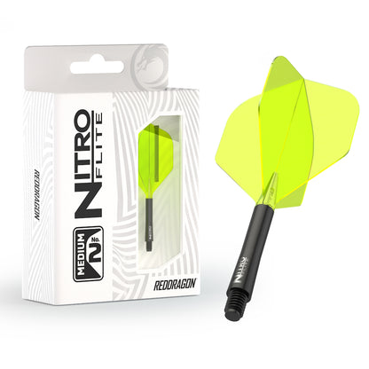 Red Dragon Flightsystem Nitro Dart Flite Schwarz