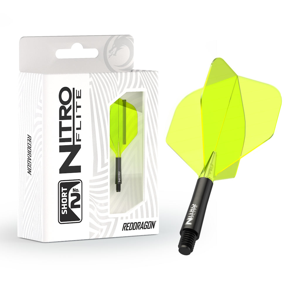 Red Dragon Flightsystem Nitro Dart Flite Schwarz