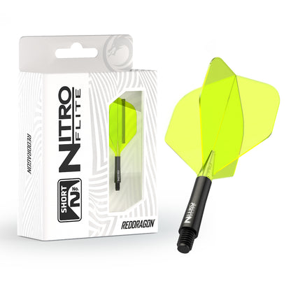 Red Dragon Flightsystem Nitro Dart Flite Schwarz