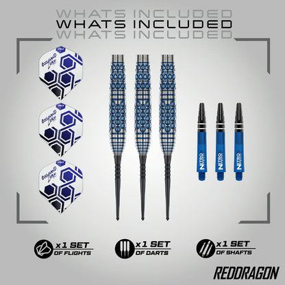 Red Dragon Steel Dart Set Luke Humphries TX5
