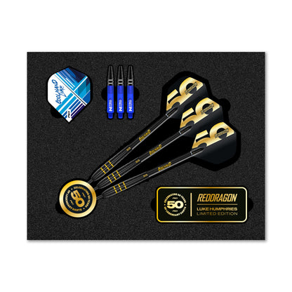 Red Dragon Luke Humphries 50 Years Limited Edition 22g Steeldart