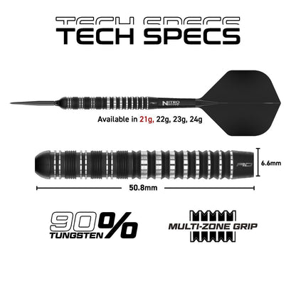 Red Dragon Steel Dart Set Sable Parallel Quick Point