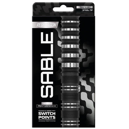 Red Dragon Steel Dart Set Sable Torpedo Quick Point