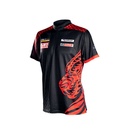 Red Dragon Dart Shirt Jonny Clayton