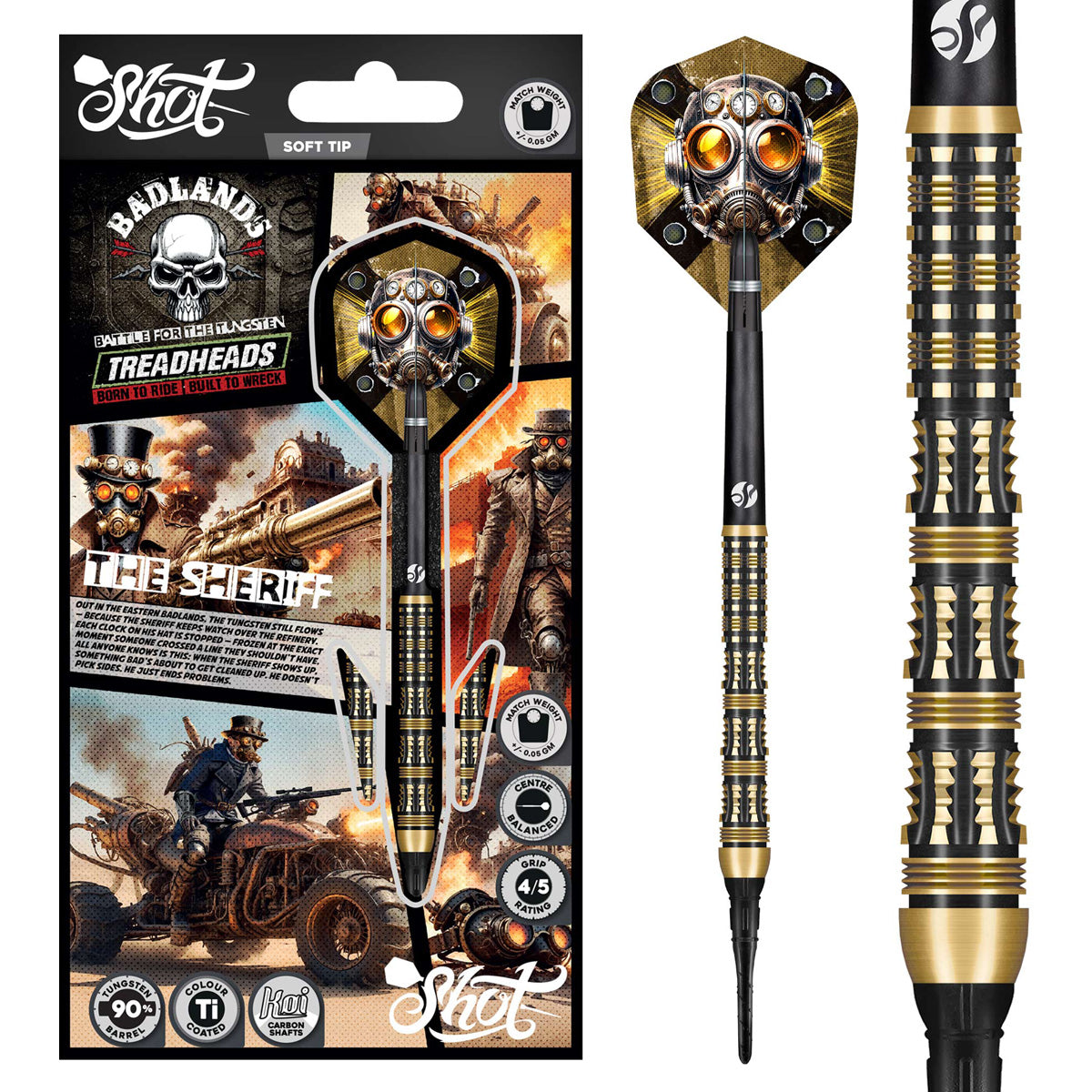 Shot Dart Set Badlands The Sheriff 20g