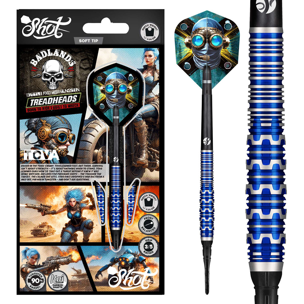 Shot Dart Set Badlands Tova 20g