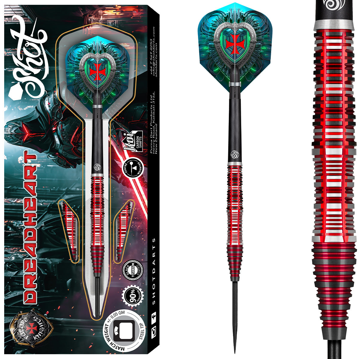 Shot Steel Dart Set Future Knights Dreadheart