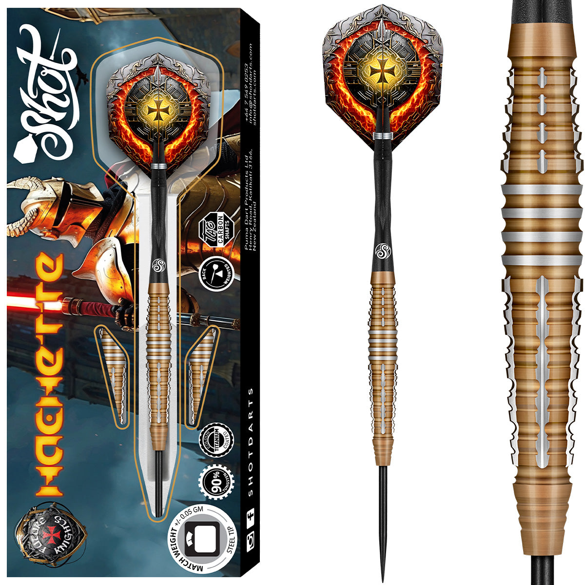 Shot Steel Dart Set Future Knights Hachette