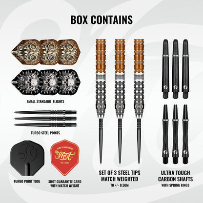 Shot Steel Dart Set Gnarly Gnasha Turbo Point