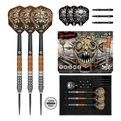 Shot Steel Dart Set Gnarly Gnasha Turbo Point