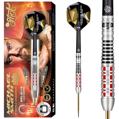 Shot Steel Dart Set Michael Smith Believe