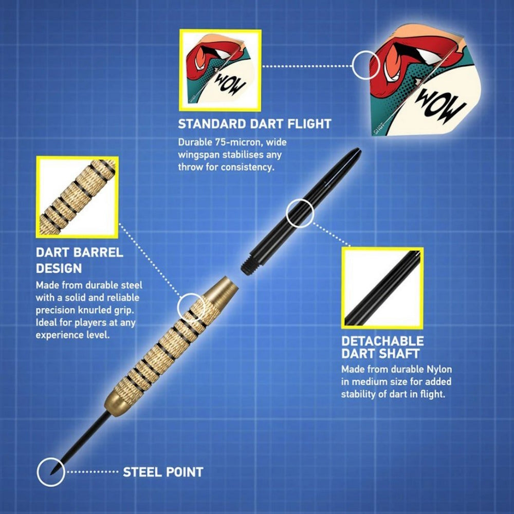Shot Steel Dart Set Solo