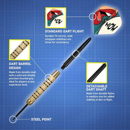 Shot Steel Dart Set Solo