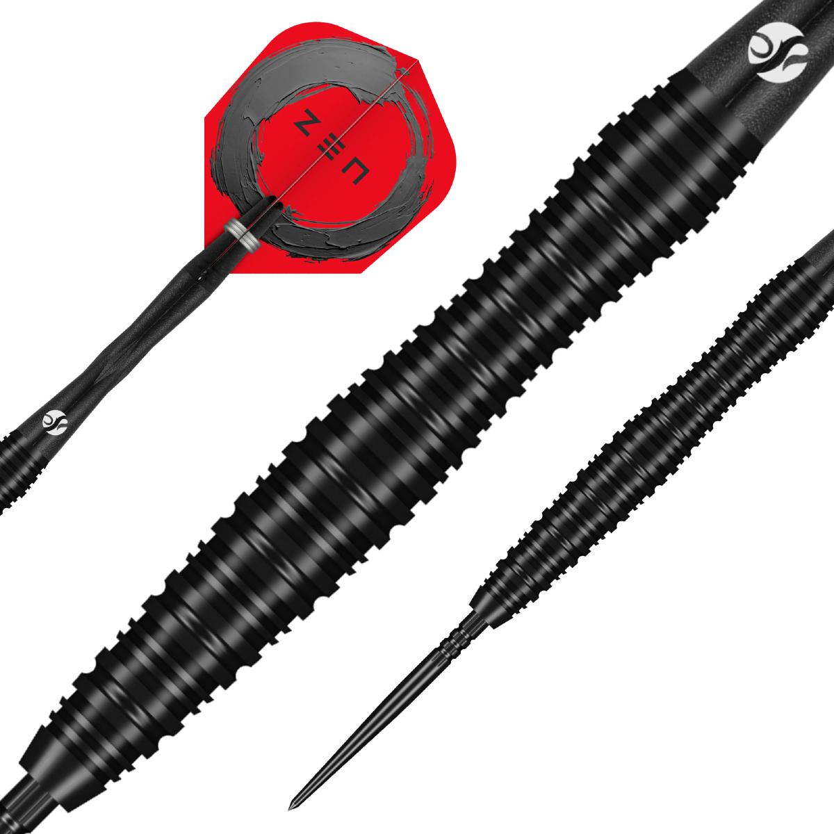 Shot Steel Dart Set Zen Scallop Turbo Point