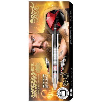 Shot Steel Dart Set Michael Smith Achieve