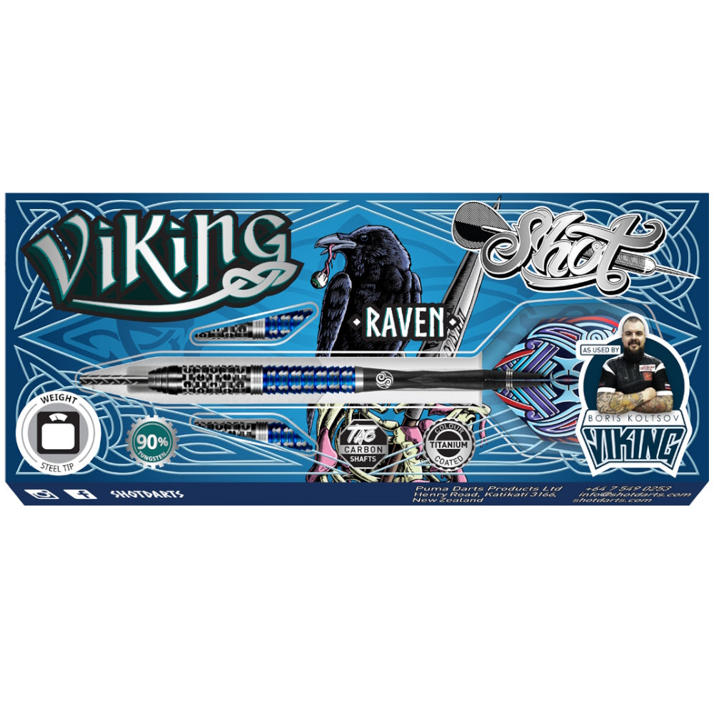 Shot Steel Dart Set Viking Raven