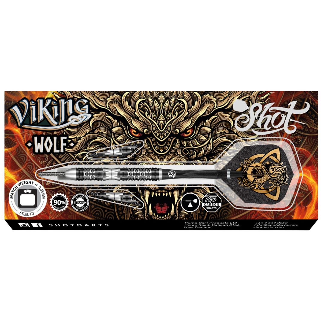 Shot Steel Dart Set Viking Wolf