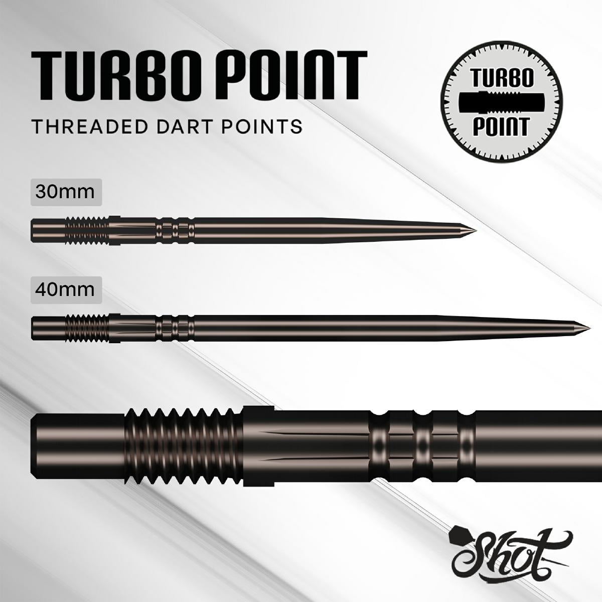 Shot Turbo Point Spitze Schwarz