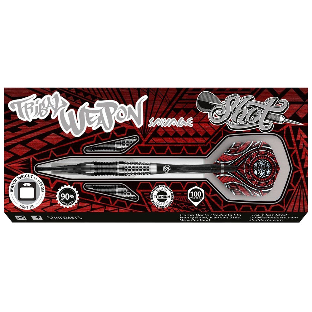 Shot Dart Set Tribal Weapon Savage 18g