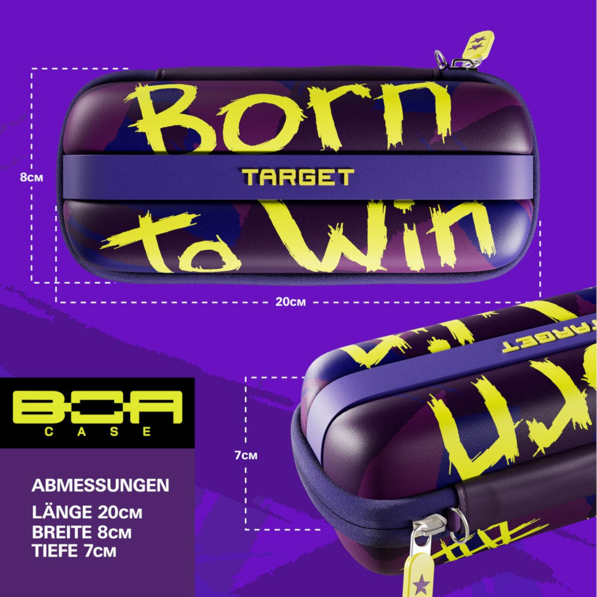 Target Boa Dart Case Luke Littler Born To Win