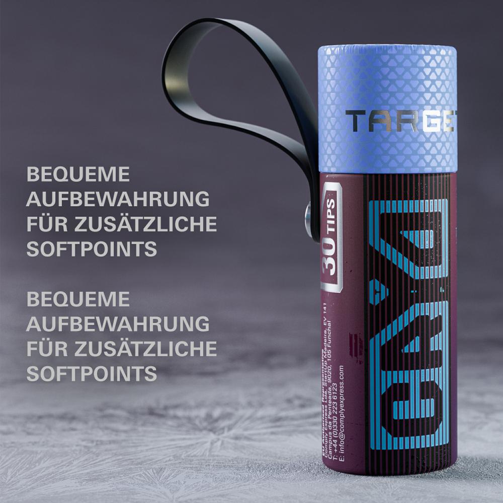 Target Cryo Spitzen Schwarz (30 Stück)