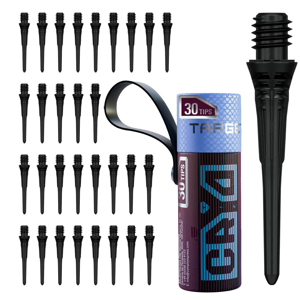 Target Cryo Spitzen Schwarz (30 Stück)