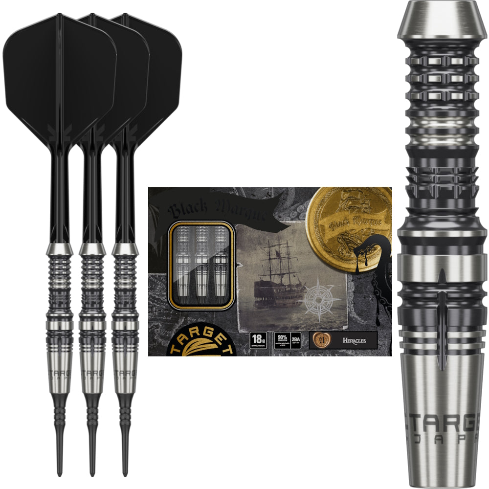 Target Dart Set Black Marque Heracles 18g