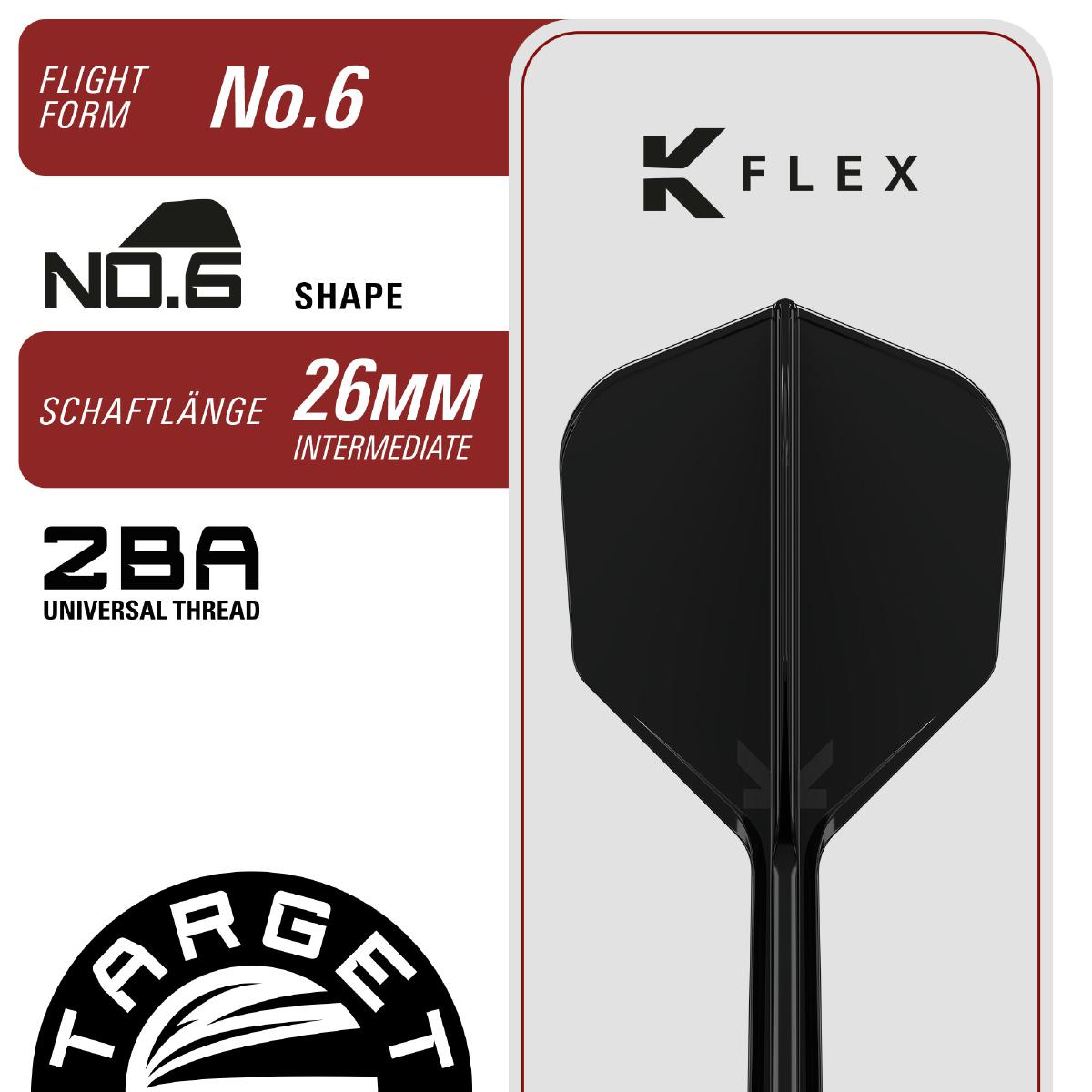 Target Dart Set Black Marque Pierce 18,5g