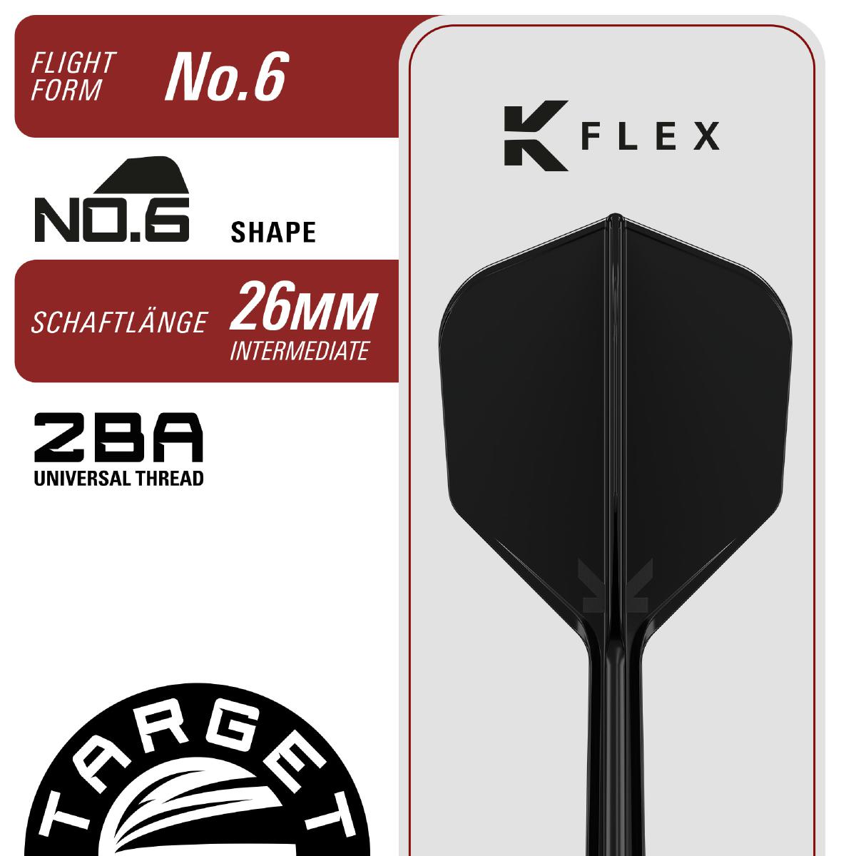 Target Dart Set Black Marque Spinel 21,5g