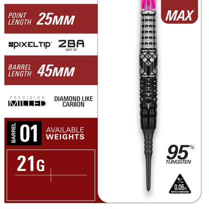 Target Dart Set Cathy Leung Charis Gen 5 Max 21g