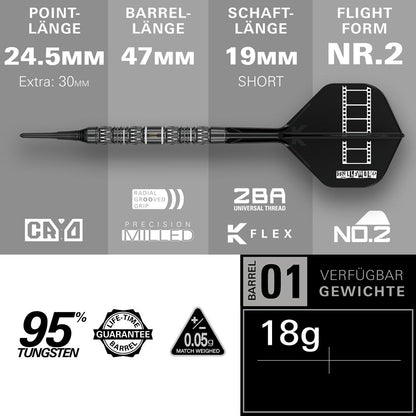 Target Dart Set Chris Dobey 95k 18g