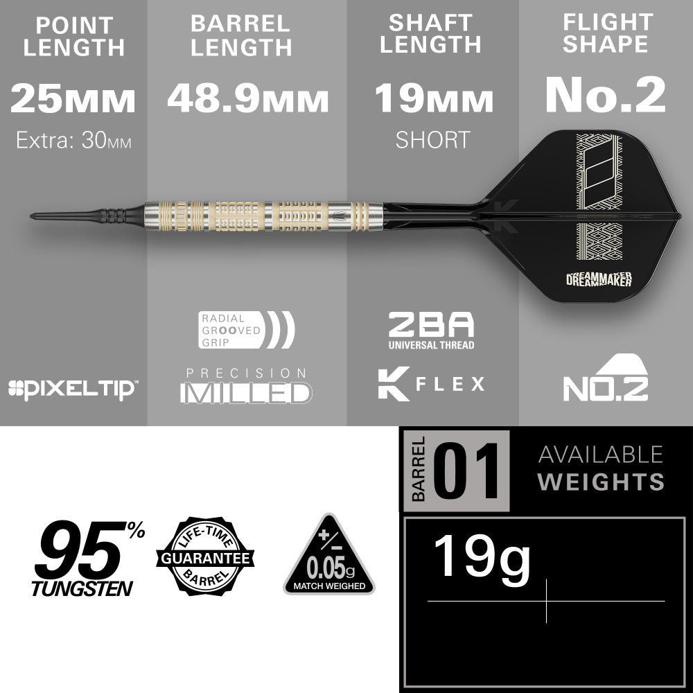 Target Dart Set Dimitri Van Den Bergh 95k 19g