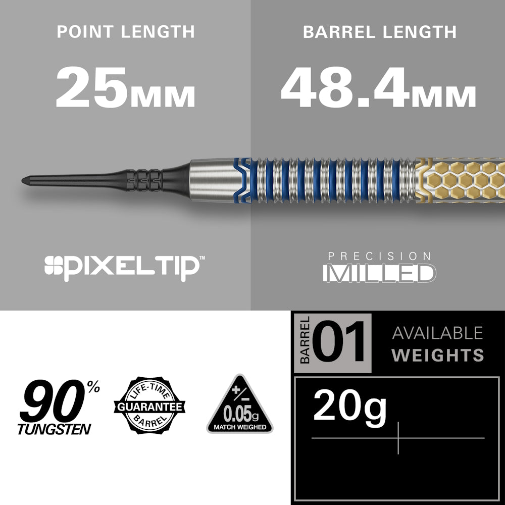 Target Dart Set Josh Rock Gen1 20g