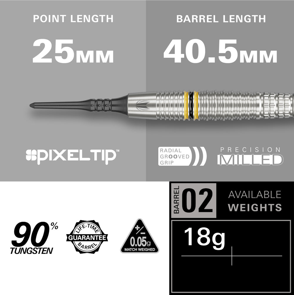 Target Dart Set Scott Williams Gen2 18g