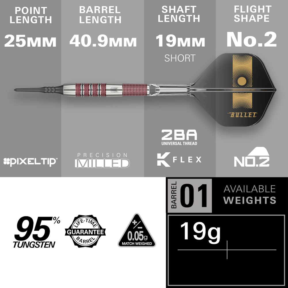 Target Dart Set Stephen Bunting 95k 19g