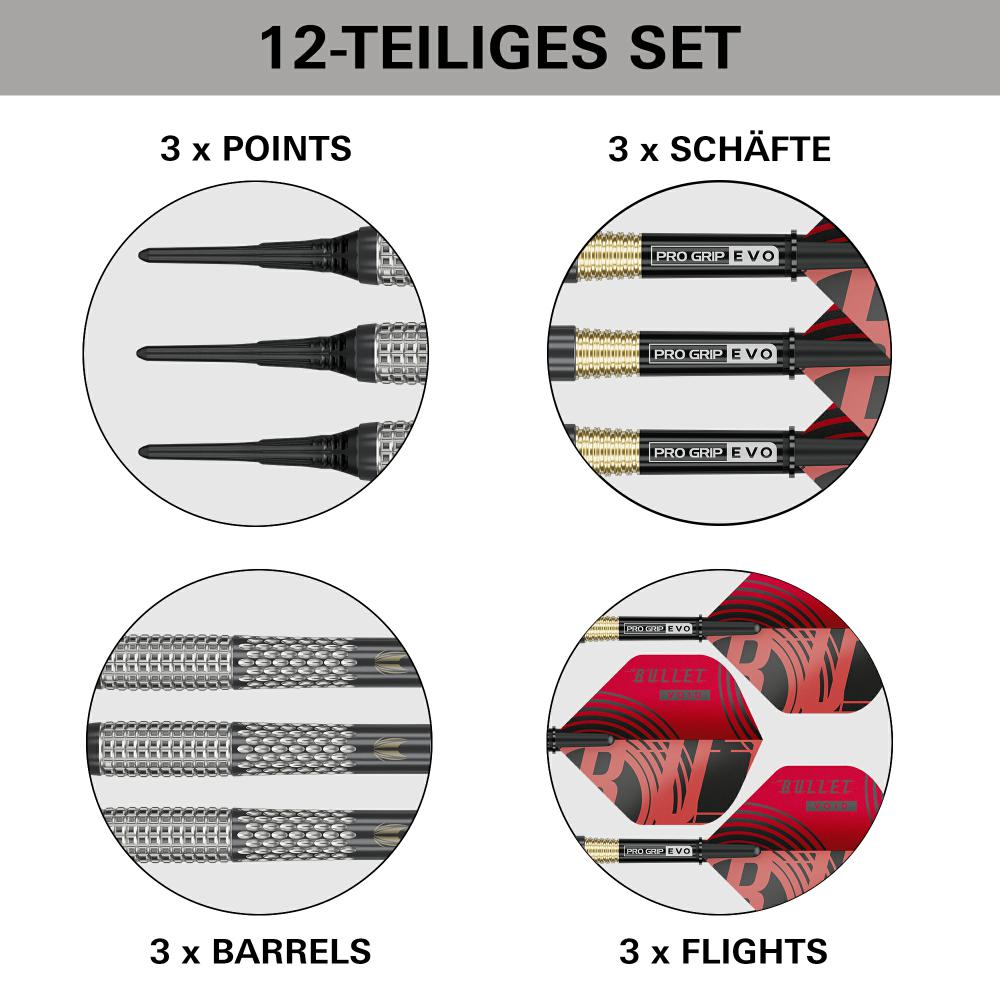 Target Dart Set Stephen Bunting G5 Void 18g